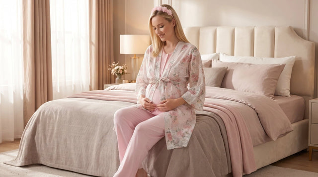 Maternity & Feeding-Friendly Pajama and Robe Sets