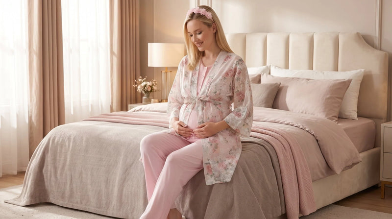 Maternity & Feeding-Friendly Pajama and Robe Sets