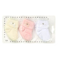 3-Pack Pom-Pom Baby Girl Socks (0-6 Months) - 001.144