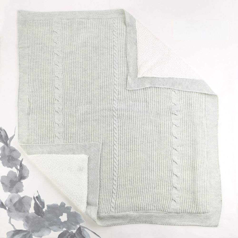 Elegant Themed Baby Blanket Grey - S001.4152