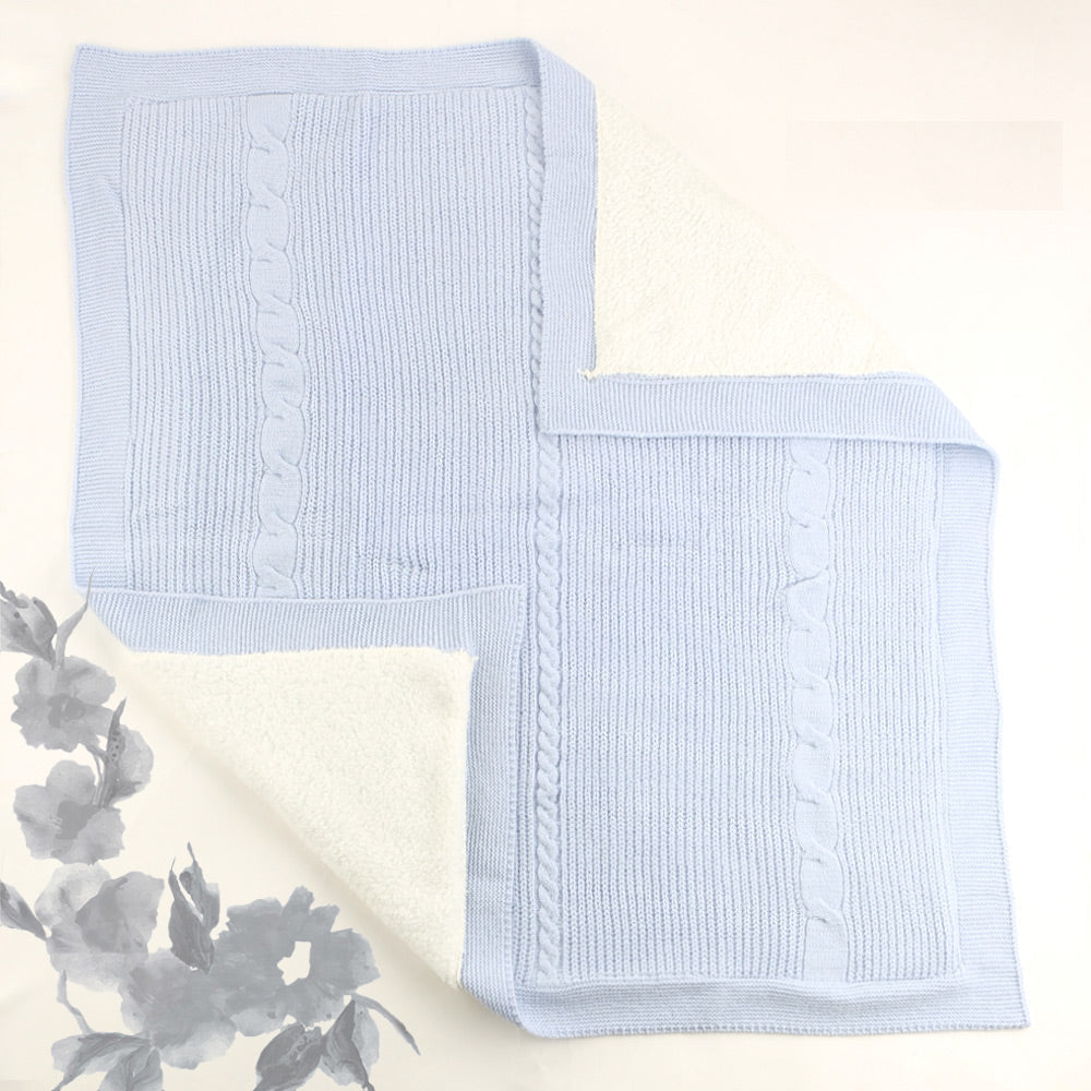 Elegant Themed Baby Blanket Blue - S001.4152