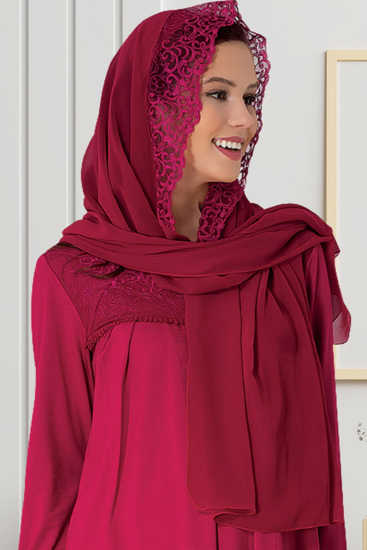 Fuchsia Scarf - C0020