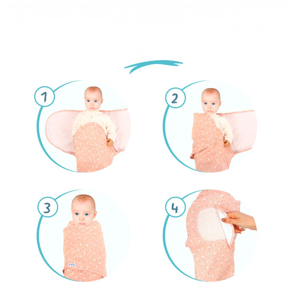 Flower Baby Swaddle Pink - SV012.118