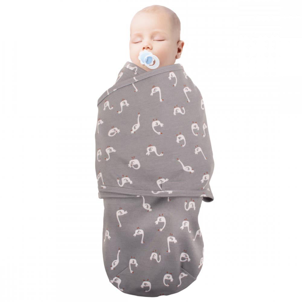 Swan Baby Swaddle Grey - SV012.118
