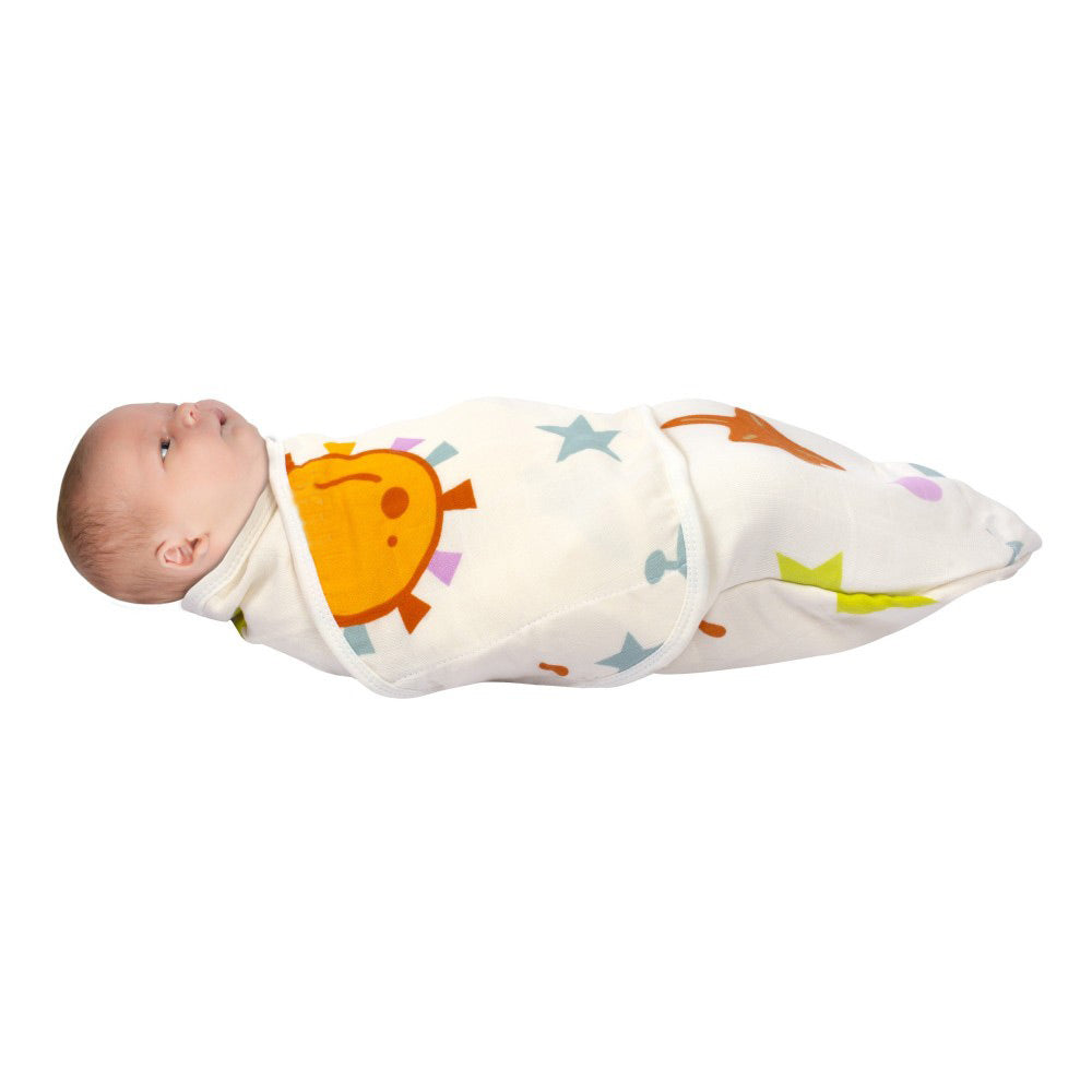 Sky Organic Baby Swaddle Ecru - S012.306