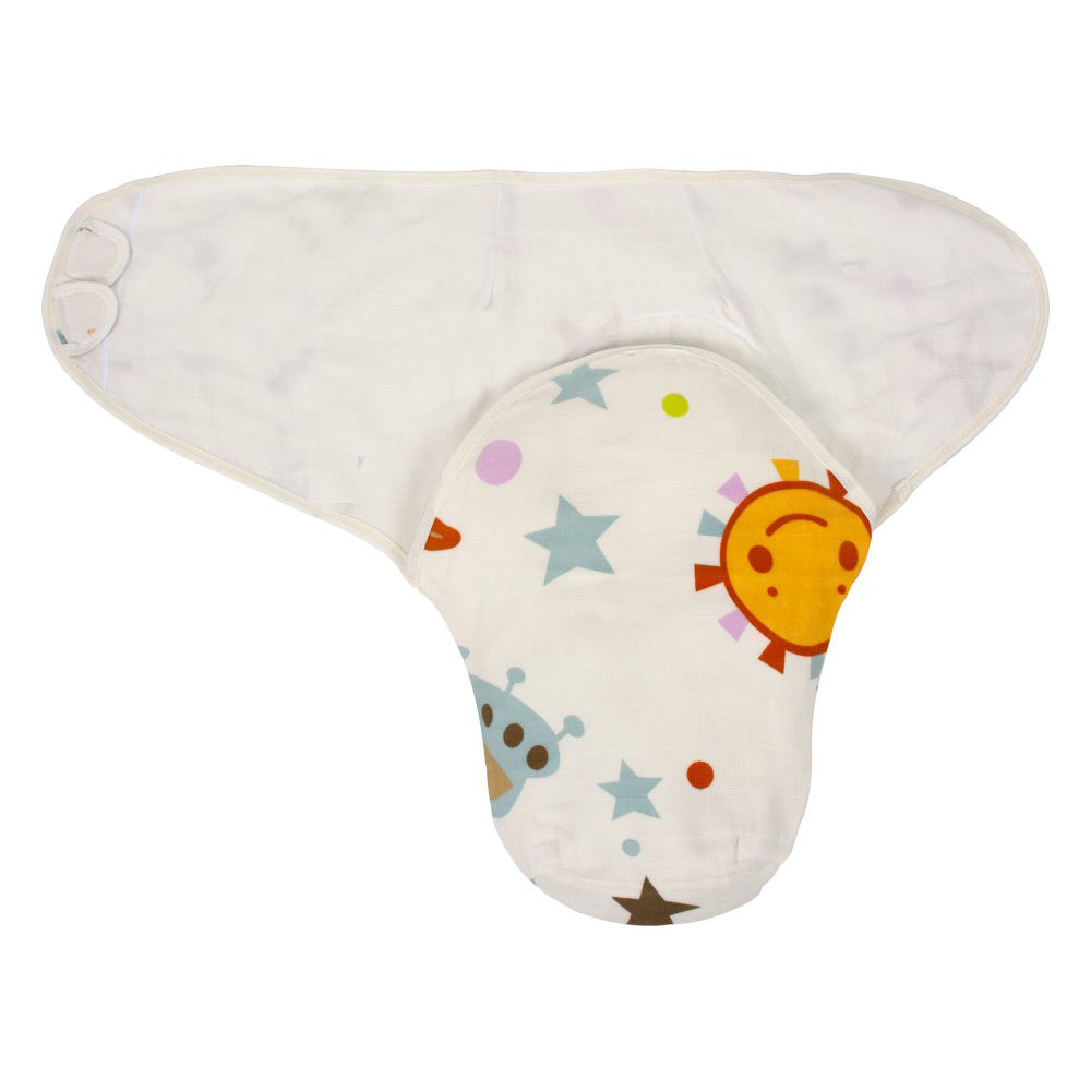 Sky Organic Baby Swaddle Ecru - S012.306