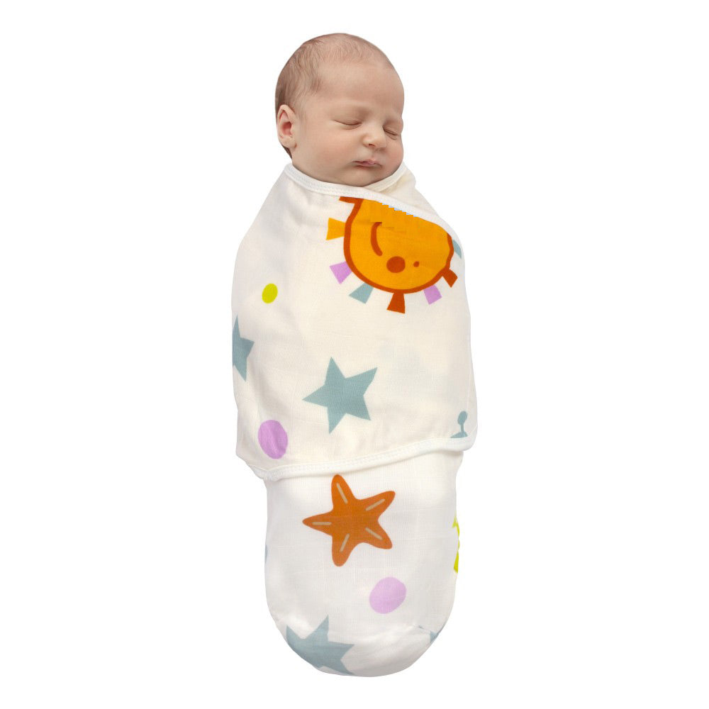 Sky Organic Baby Swaddle Ecru - S012.306
