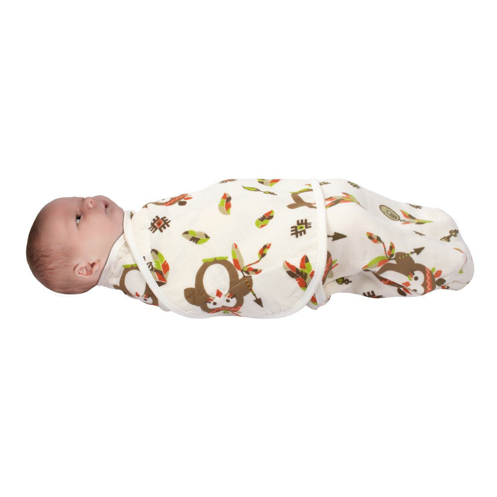 Penguin Organic Baby Swaddle Ecru - S012.306