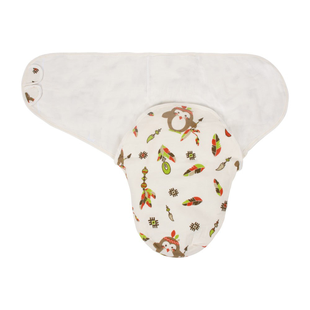Penguin Organic Baby Swaddle Ecru - S012.306