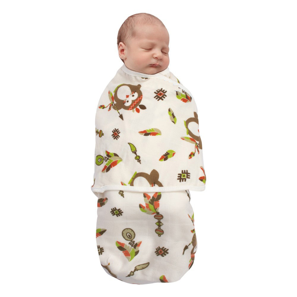 Penguin Organic Baby Swaddle Ecru - S012.306