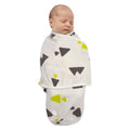 Triangle Organic Baby Swaddle Ecru - S012.306