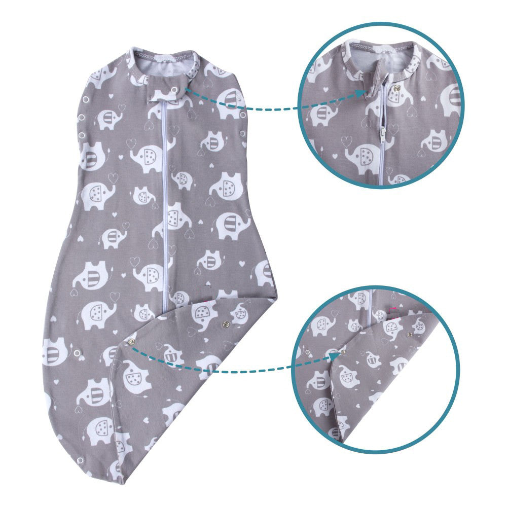 Elephant Baby Swaddle Grey - SV012.559