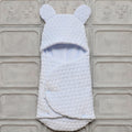 Embossed Velboa Baby Swaddle Blue - B047.95025.01
