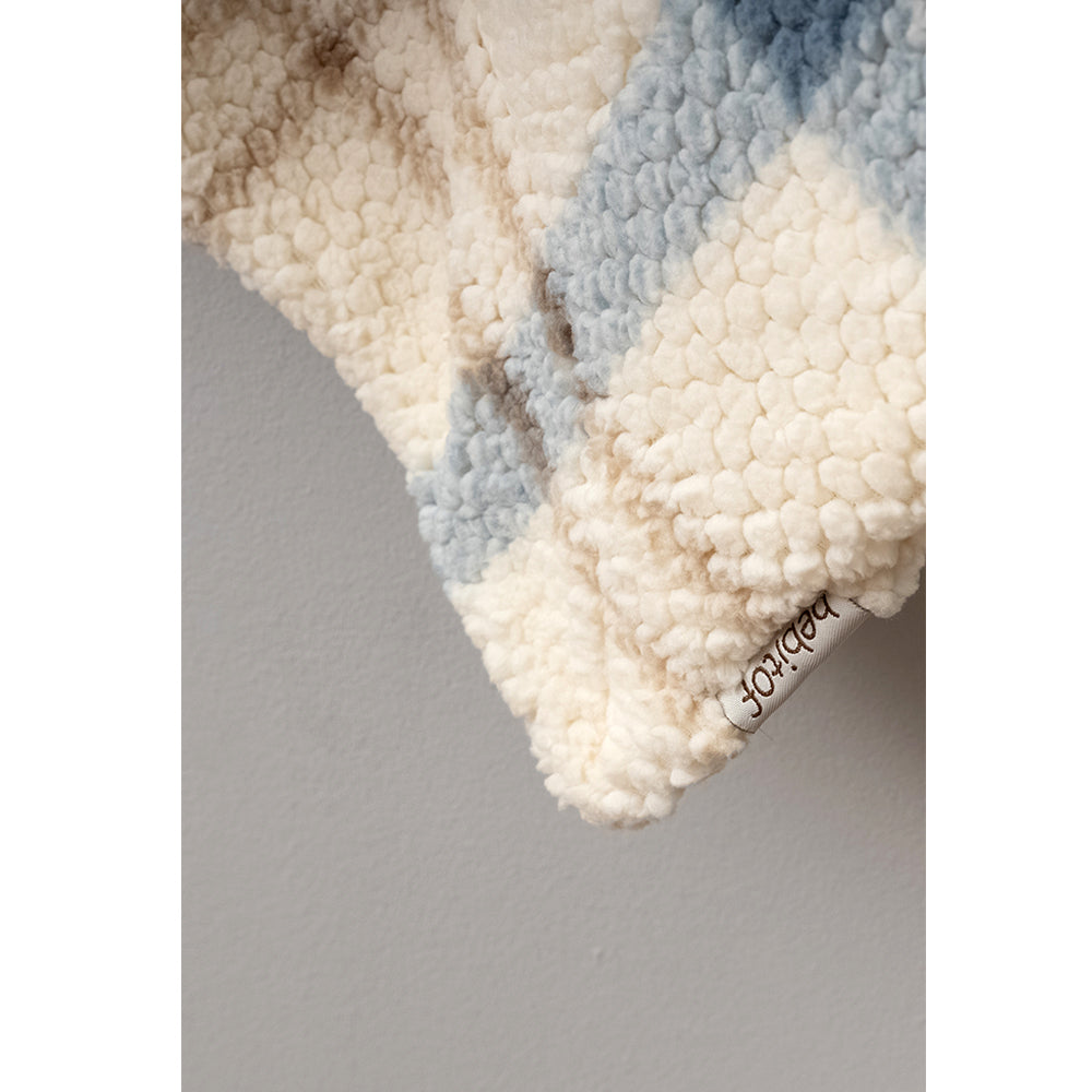 Plaid Themed Baby Blanket Blue - B047.95270.01