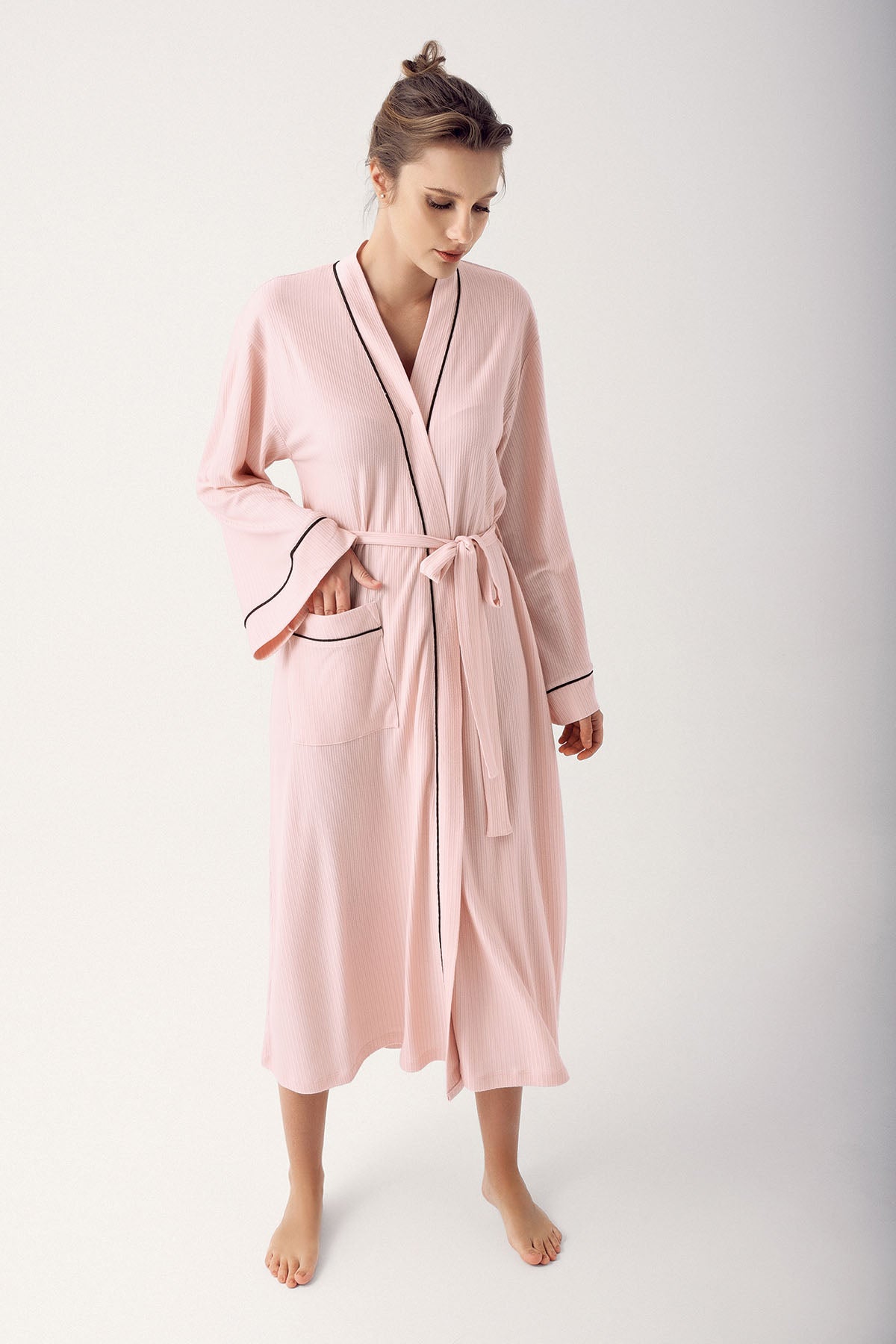 Double Breastfeeding 4-Piece Maternity Feeding-Friendly Set Pink - S406209