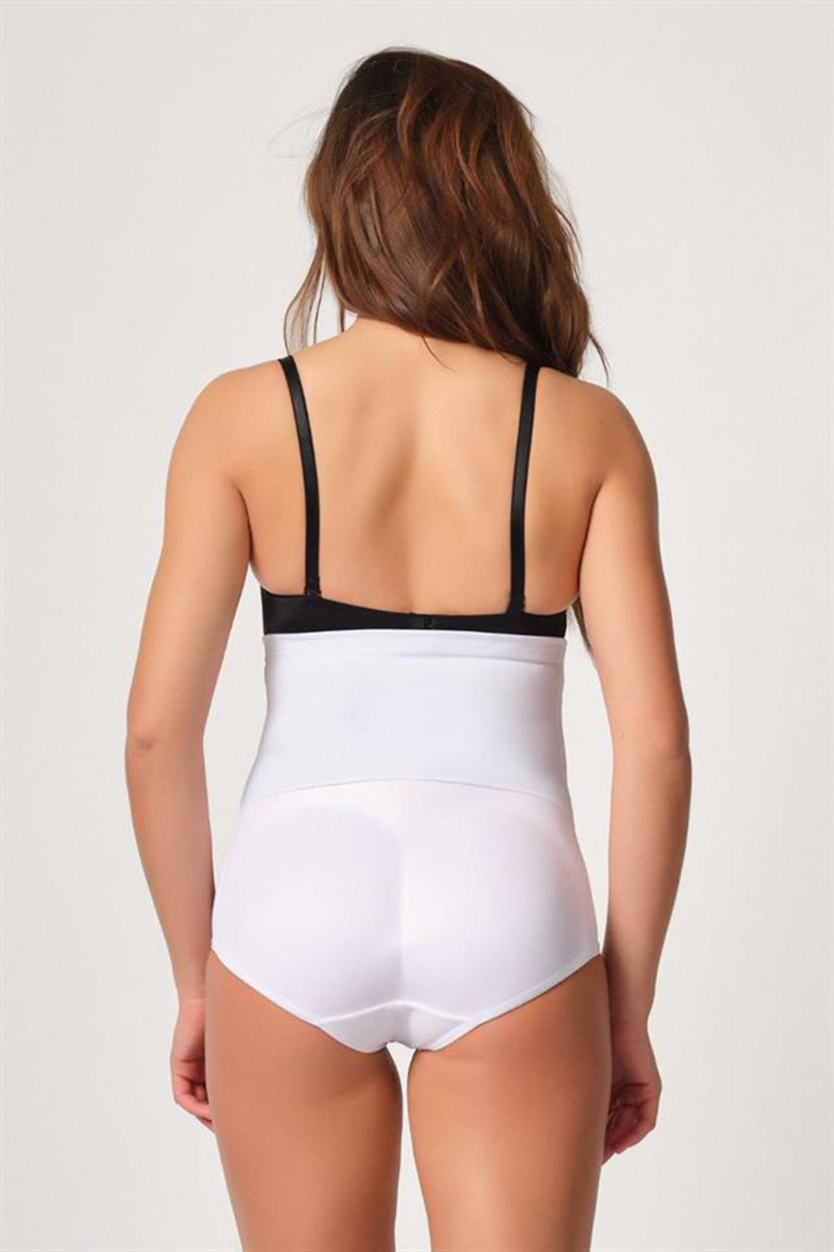 High-Waisted Pop-Up Brief New Mom Shaping Corset White - 2005