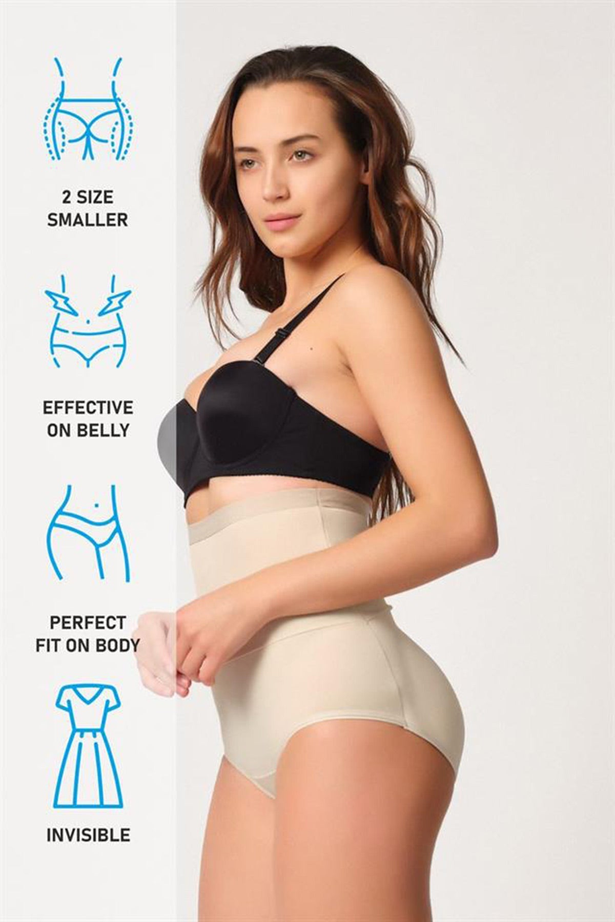 High-Waisted Pop-Up Brief New Mom Shaping Corset Skin - 2005