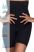 Seamless High Waist Double Boxer New Mom Shaping Corset Black - 2014