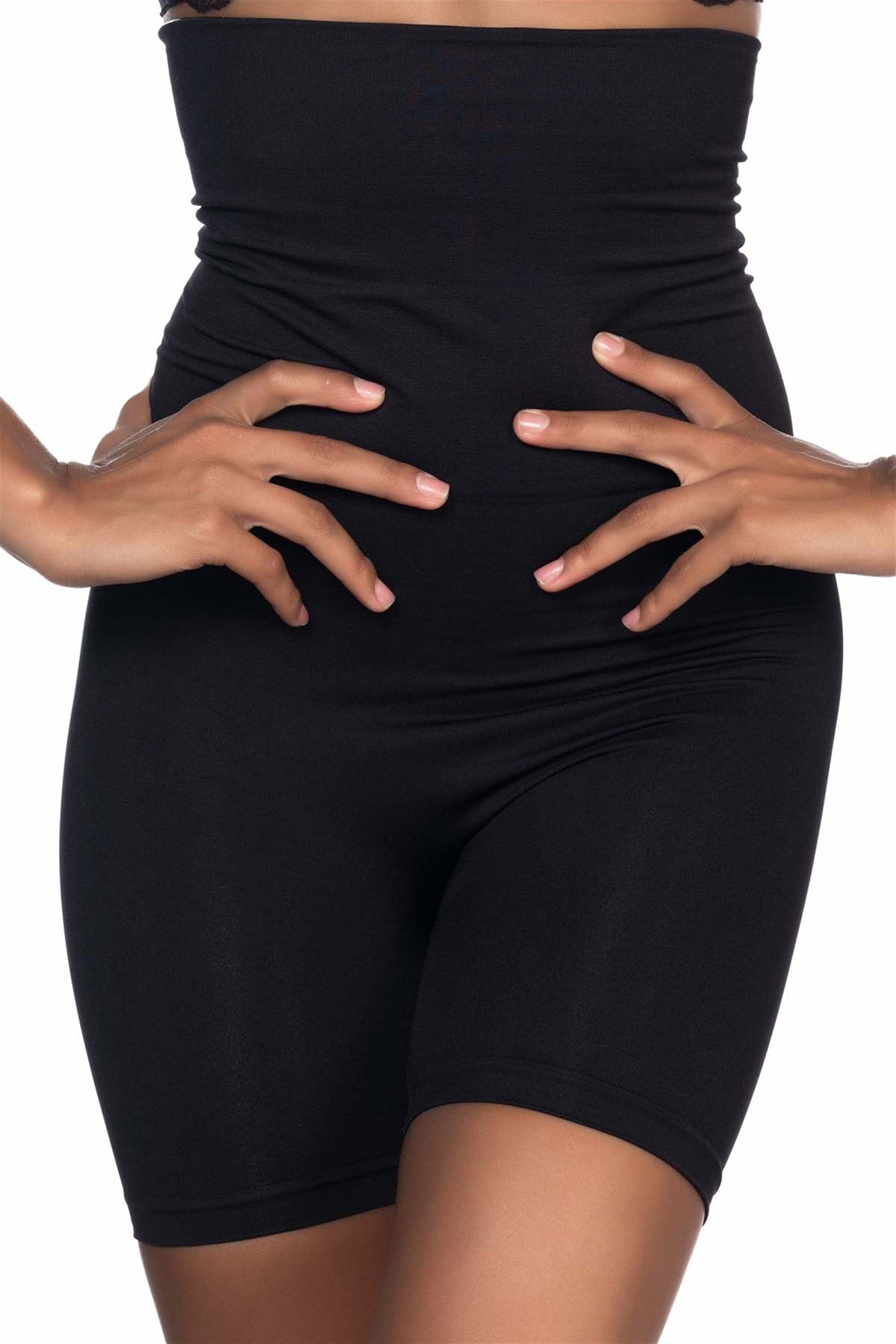 Seamless High Waist Double Boxer New Mom Shaping Corset Black - 2014