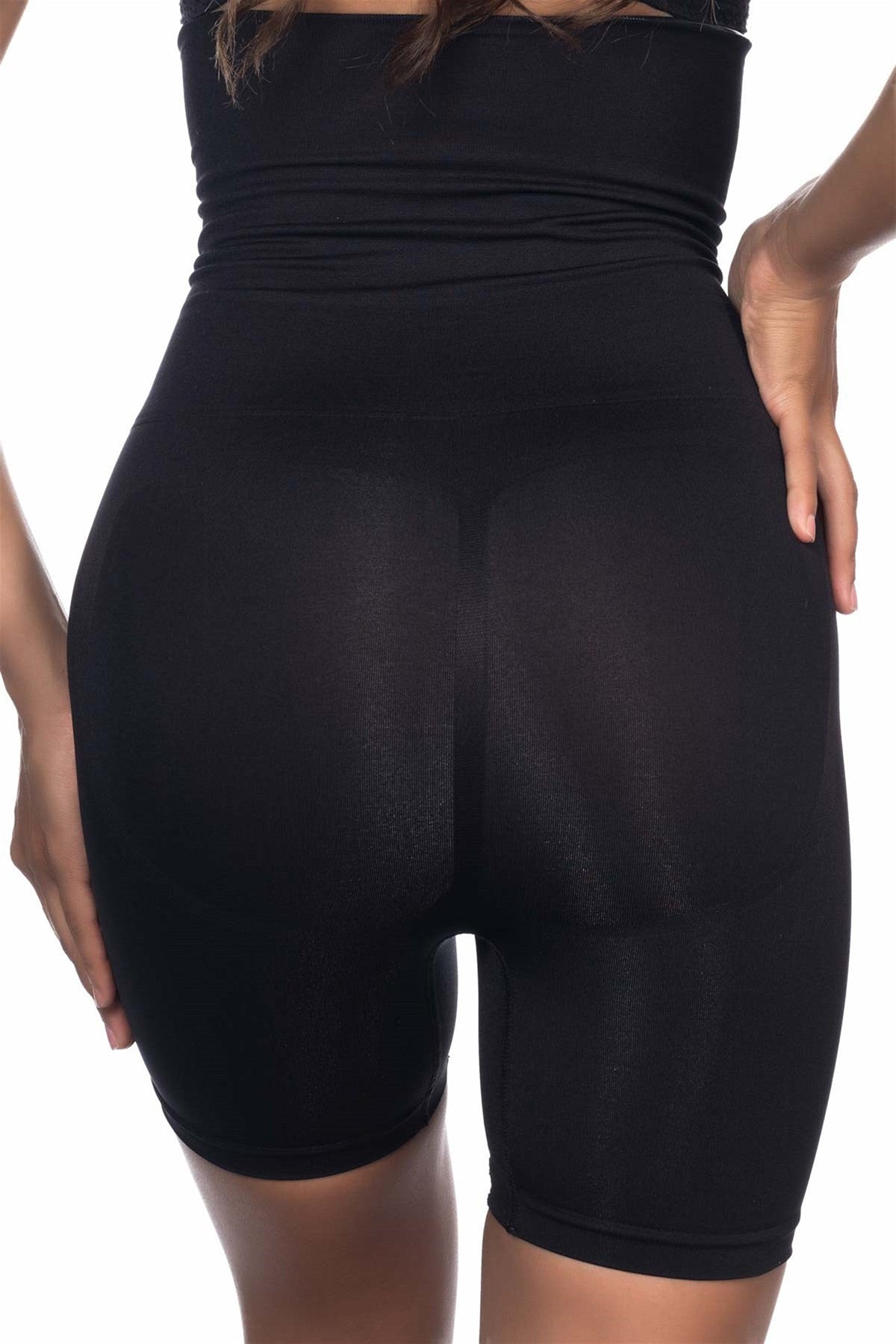 Seamless High Waist Double Boxer New Mom Shaping Corset Black - 2014