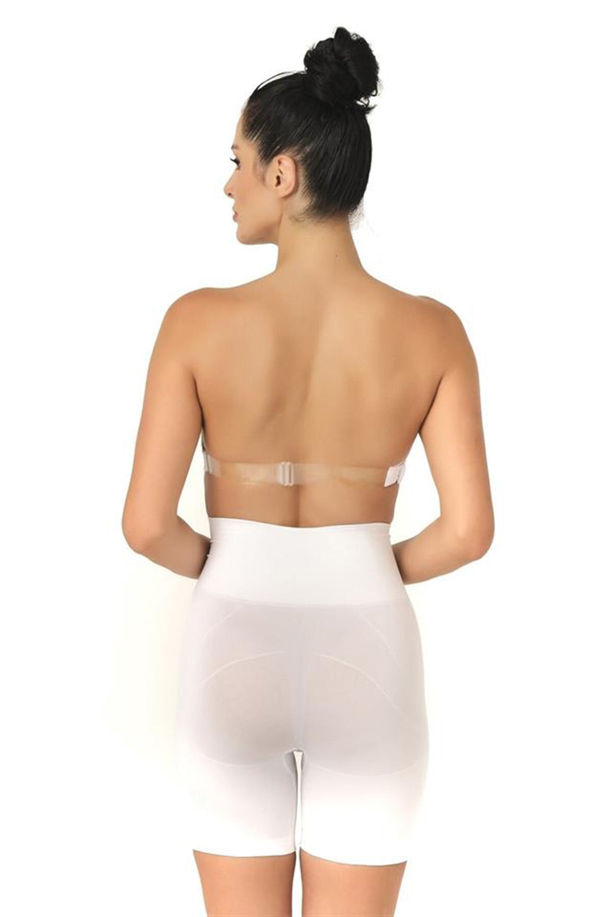 Low-Waisted Double Pants New Mom Shaping Corset White - 2017