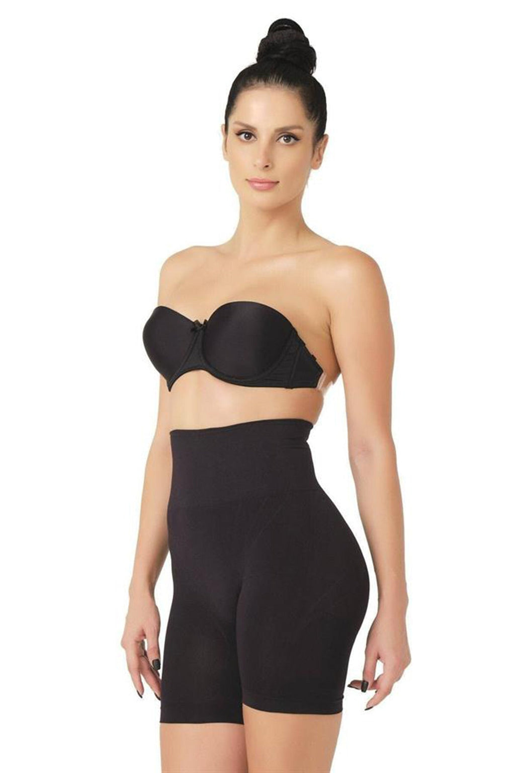 Low-Waisted Double Pants New Mom Shaping Corset Black - 2017
