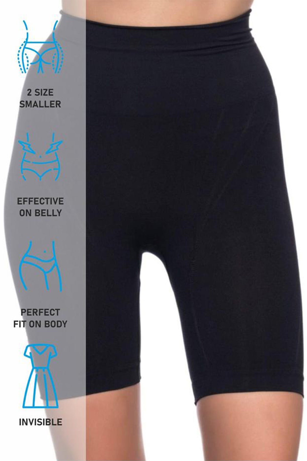 Low-Waisted Double Pants New Mom Shaping Corset Black - 2017