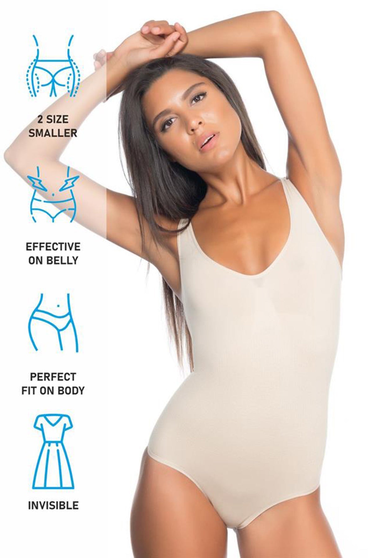 Seamless Wide-Strap Full Slip New Mom Shaping Corset Skin - 2018