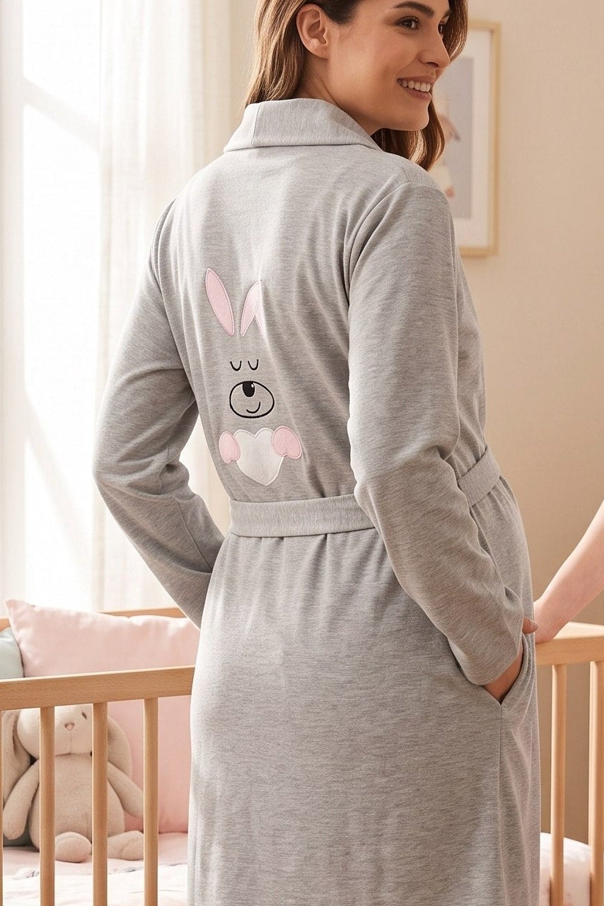 Basic 4-Piece Maternity Feeding-Friendly Set Pink - T2076