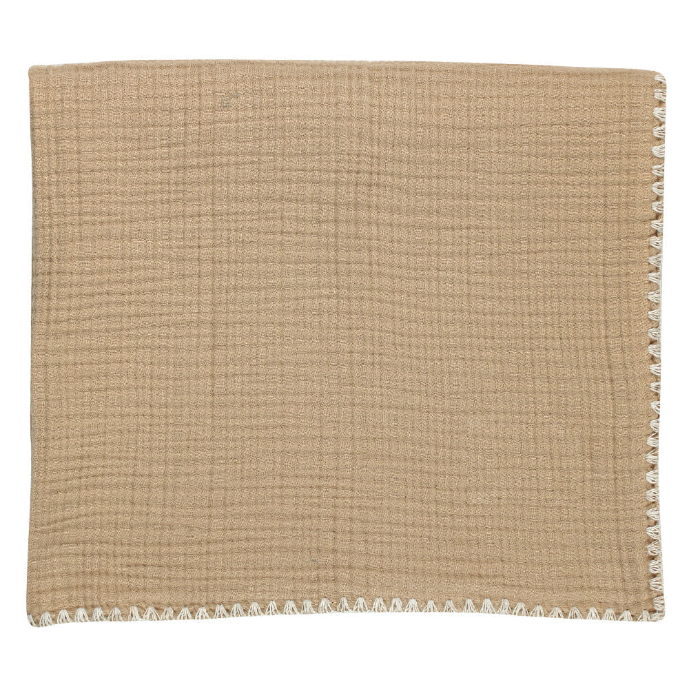 Muslin Quadruple Fabric Baby Blanket Beige - BV236.1344
