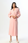 Quilted Maternity Robe Pink - N24607