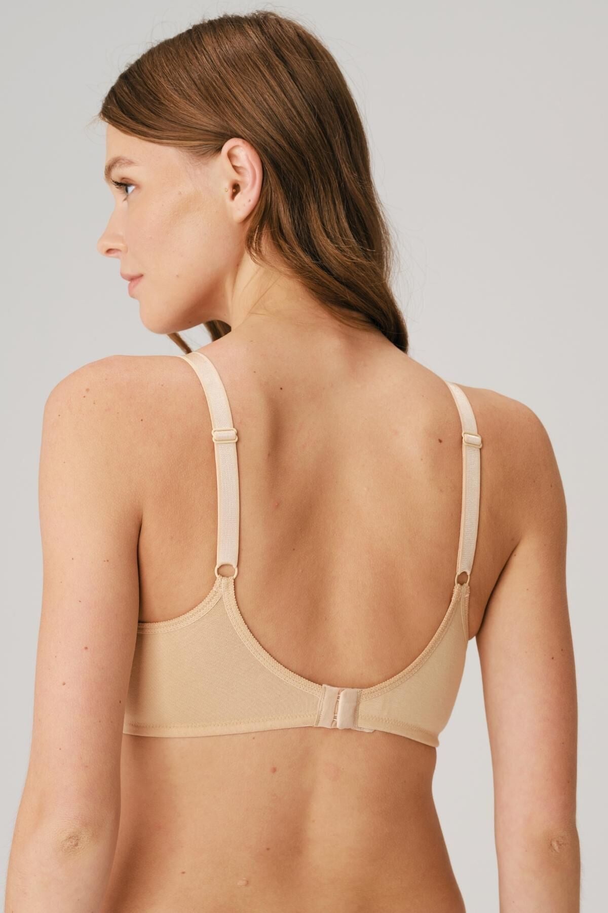 Everyday Comfort Soft Modal Cotton Nursing Bra Breathable Deep V Skin - 3424