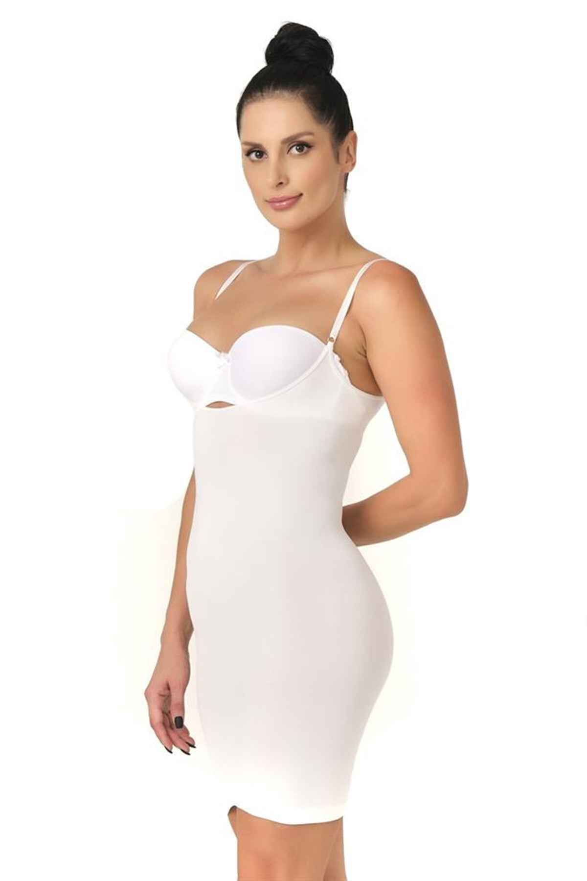 Seamless New Mom Shaping Corset Dress White - 5060