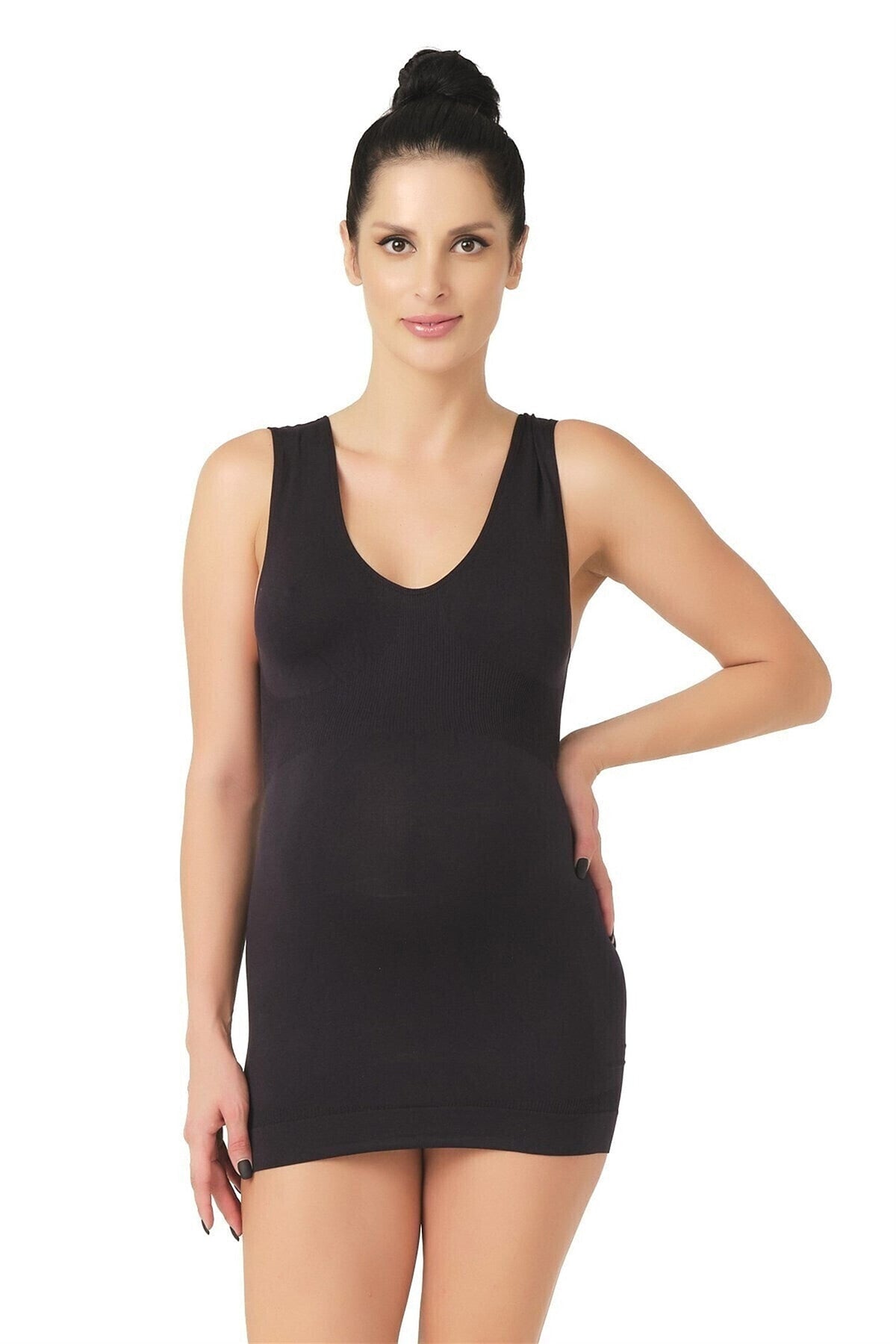 Seamless Shaping & Stretchy Bump-Friendly Maternity Tank Top Everyday Layering Essential - 5200