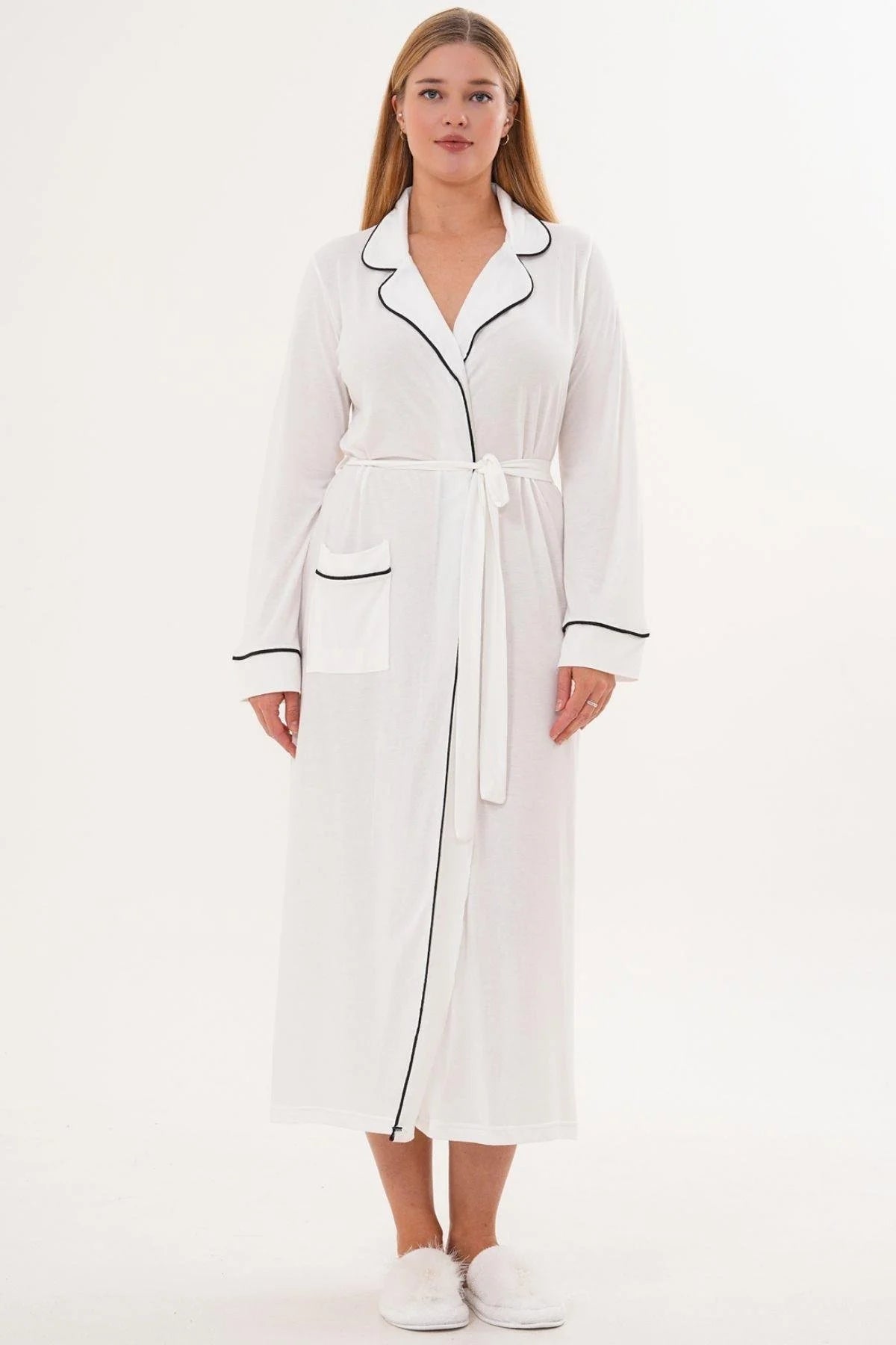 Bias Maternity Robe Ecru - C6309