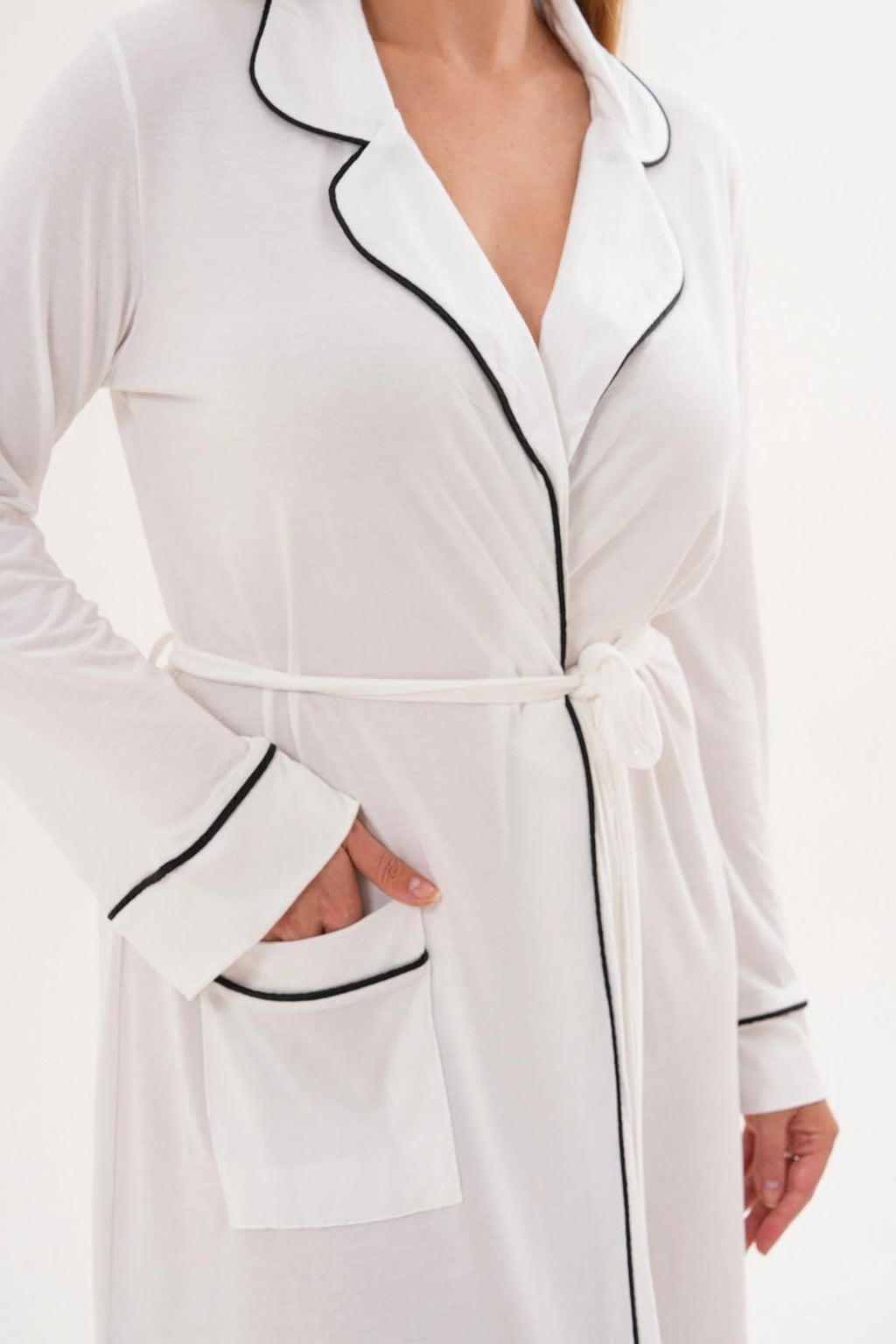 Bias Maternity Robe Ecru - C6309
