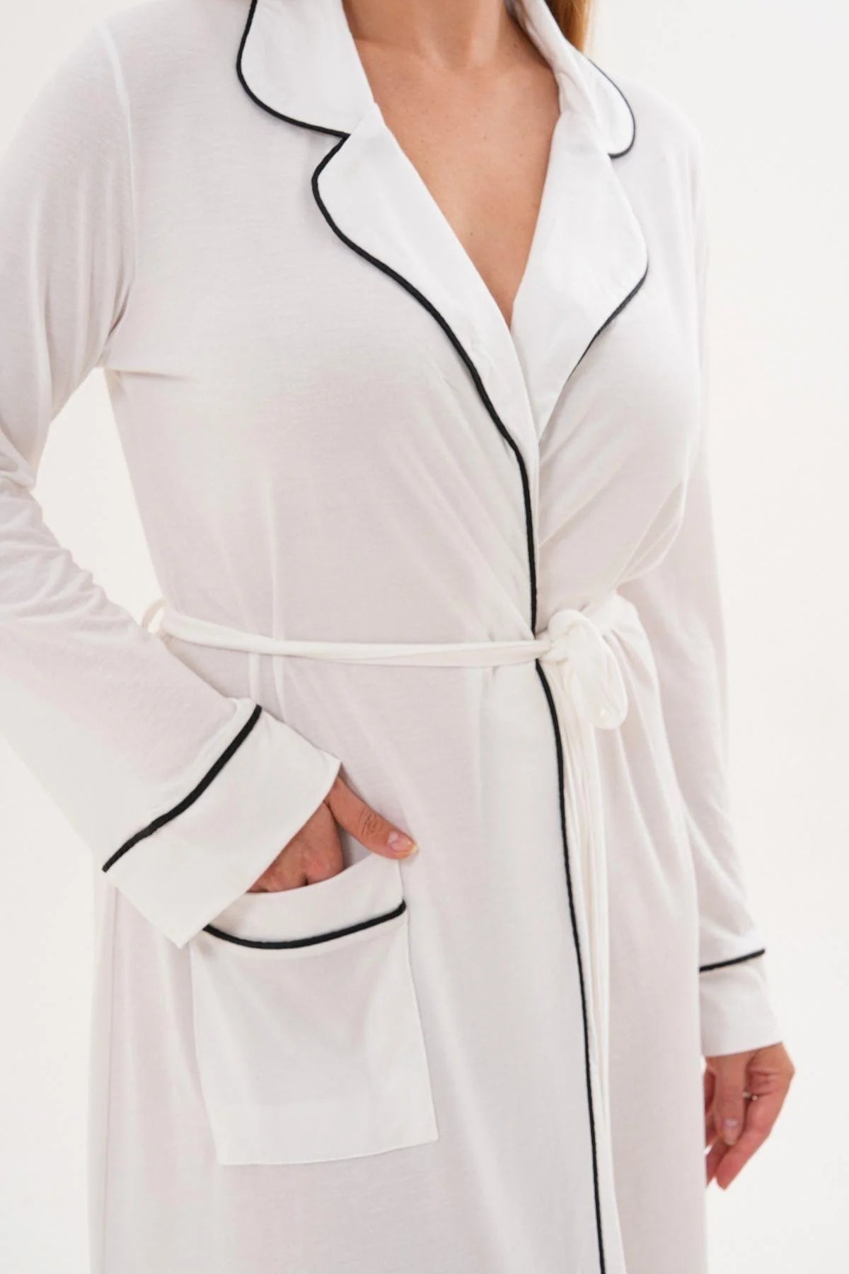 Bias Maternity Robe Ecru - C6309