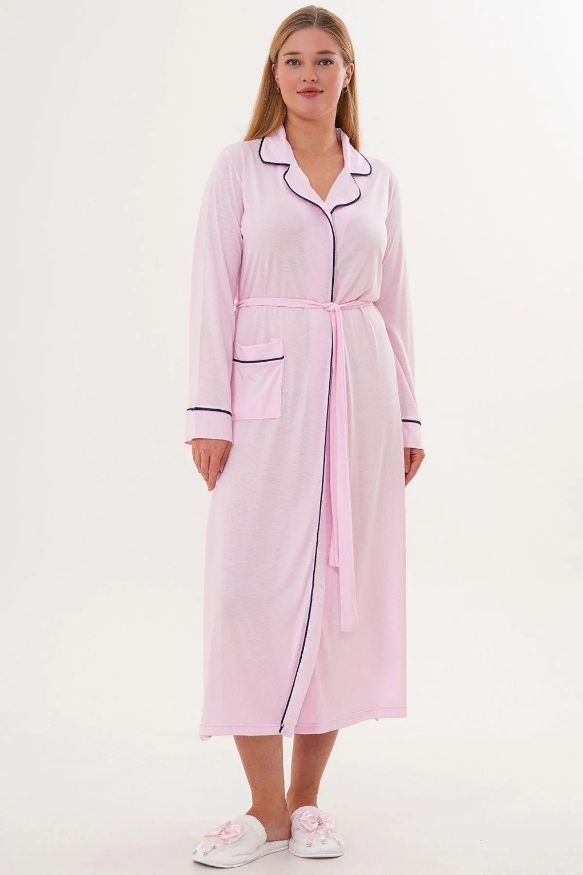 Bias Maternity Robe Pink - C6309