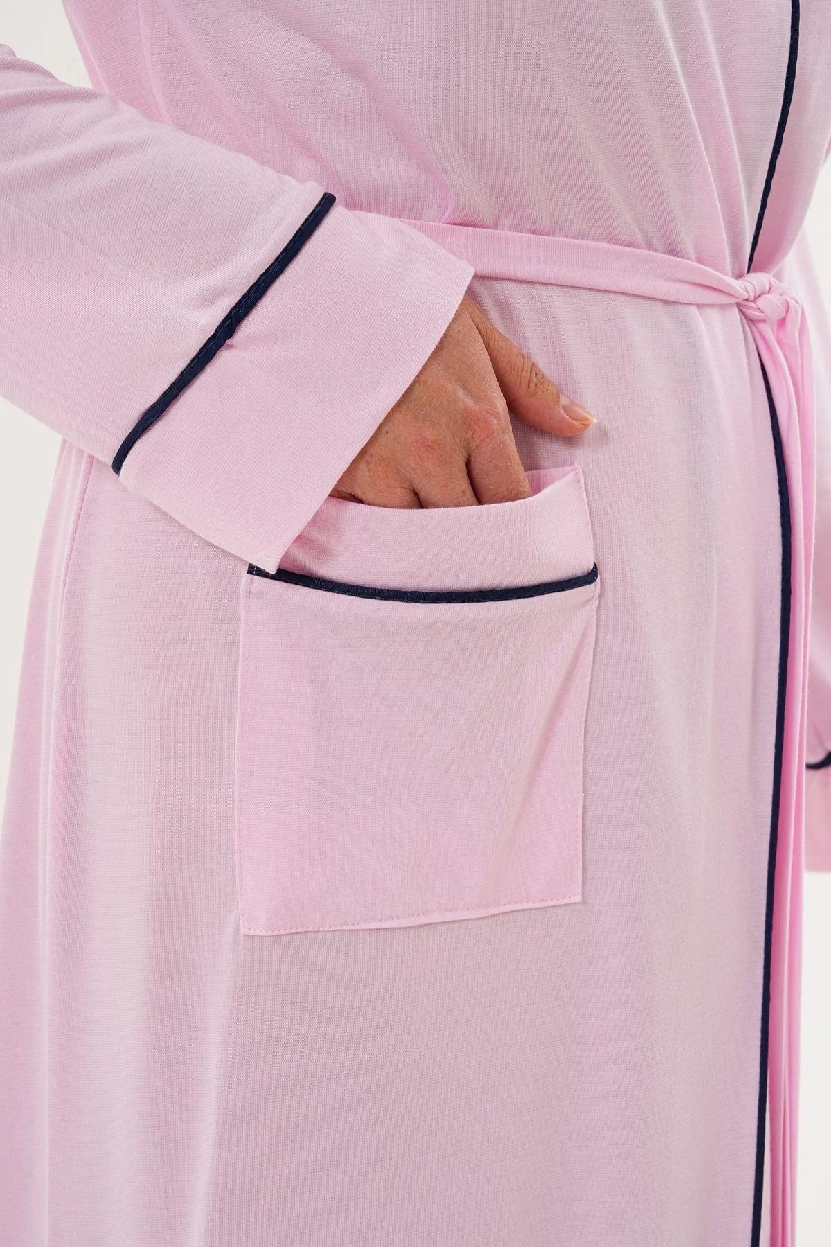 Bias Maternity Robe Pink - C6309