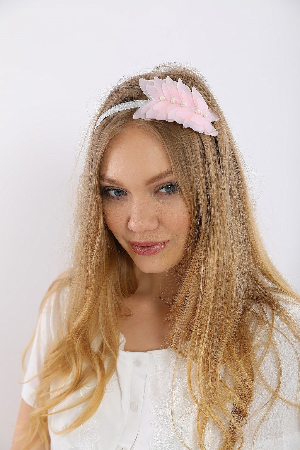 Butterfly Themed Handmade Maternity Mom's Crown & Slippers Set Pink - 919502