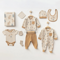 Little Deer Themed 10-Piece Newborn Welcome Set Baby Coffee (0-3 Months) - A020.10329