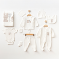 Rabbit Themed 10-Piece Newborn Welcome Set Baby Ecru (0-3 Months) - A020.10331