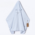 Sleeping Bear Hooded Baby Blanket Blue - AB204.20562.1