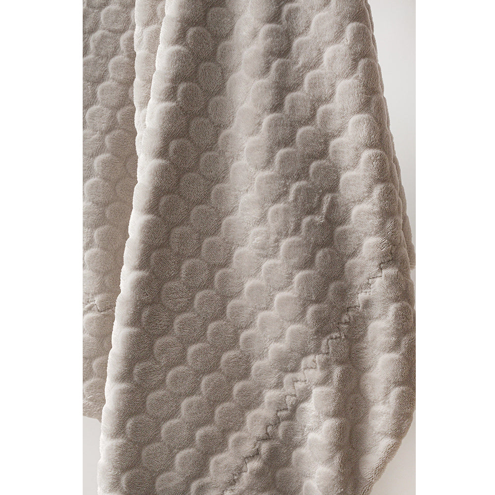 Embossed Velboa Baby Blanket Grey - B047.95024.06