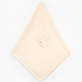 Three Cute Rabbits Embroidery Baby Waffle Blanket Beige - B047.96000.20