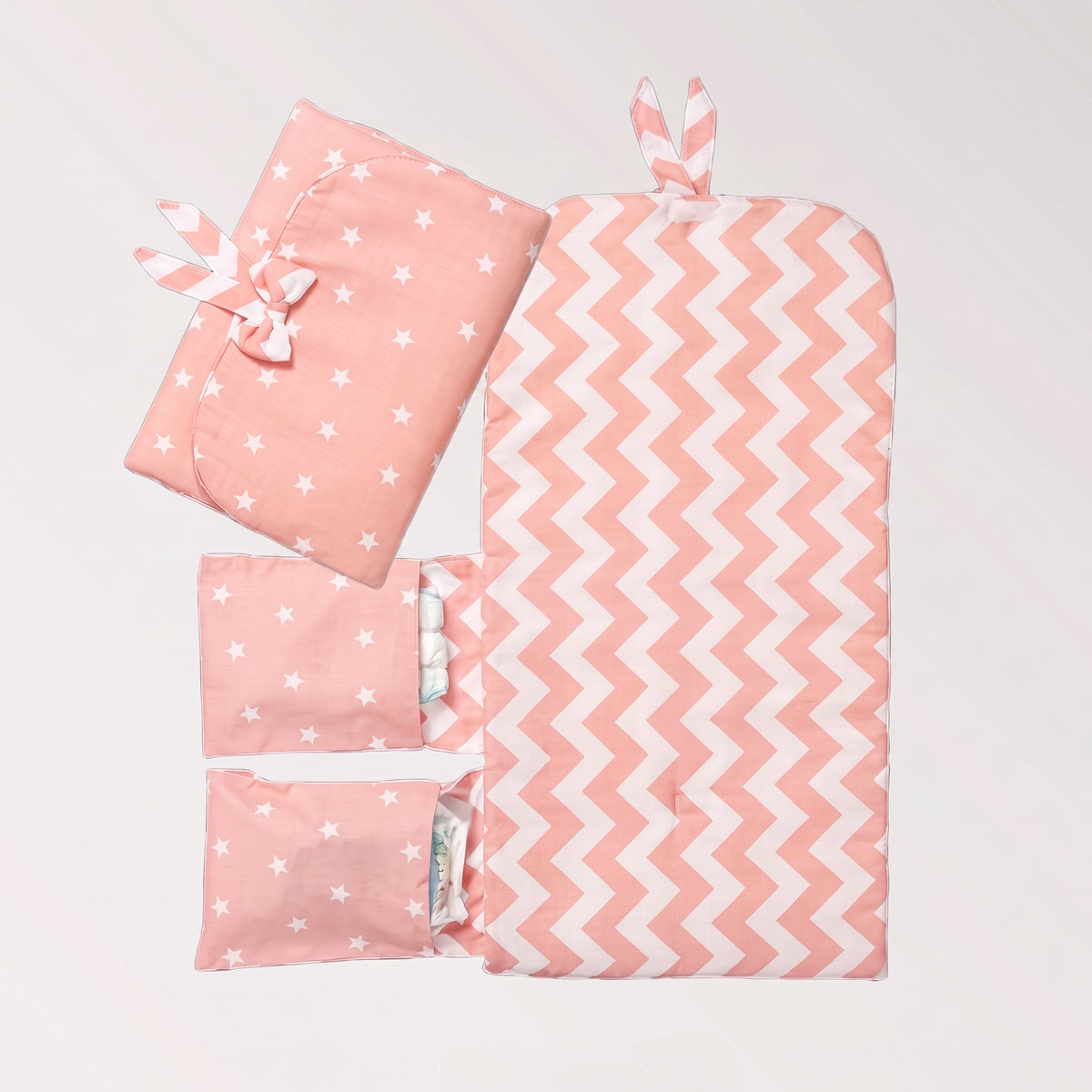 Star Baby Diaper Changing Bag Pink - BV236.1058