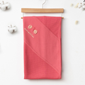Strawberry Embroidered Cotton Baby Girl Blanket Red - CC201.5089 - Waffle & Jersey - All-Season