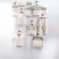 Elephant Themed Cotton 10-Piece Newborn Welcome Set Baby Green (0-3 Months) - GB024.6659