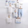 Bunny & Bird Themed Cotton 10-Piece Newborn Welcome Set Baby Blue (0-3 Months) - GB024.6668