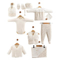 My Princess Crown Embroidery Cotton 10-Piece Newborn Welcome Set Baby Girl Beige (0-3 Months) - GB024.6674